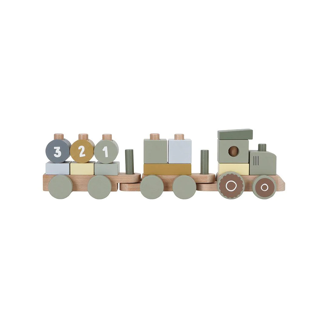 Little Dutch Stacking Train - Little Farm - Tractor - Image 6