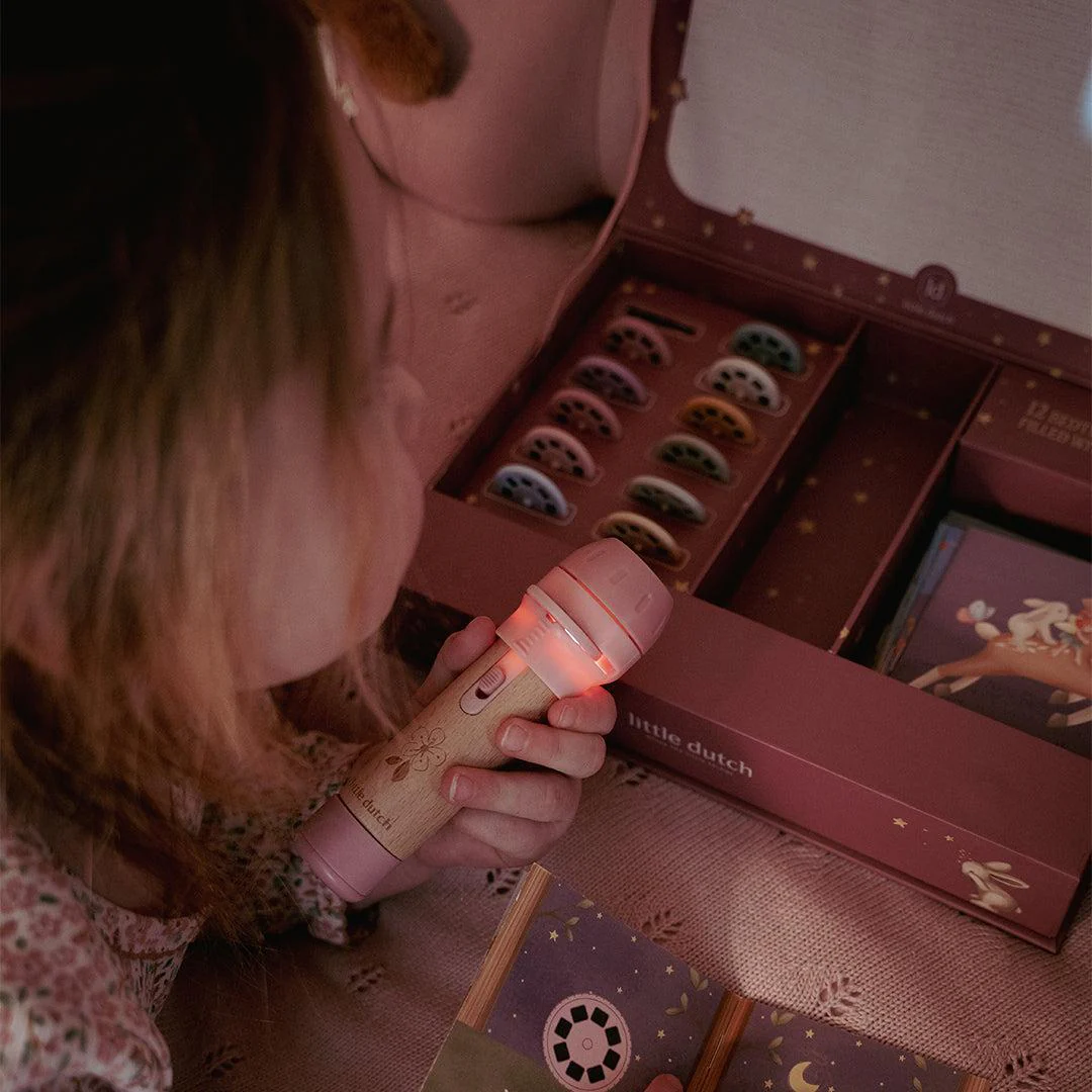 Little Dutch Stories Projector Torch - Pink - Image 7