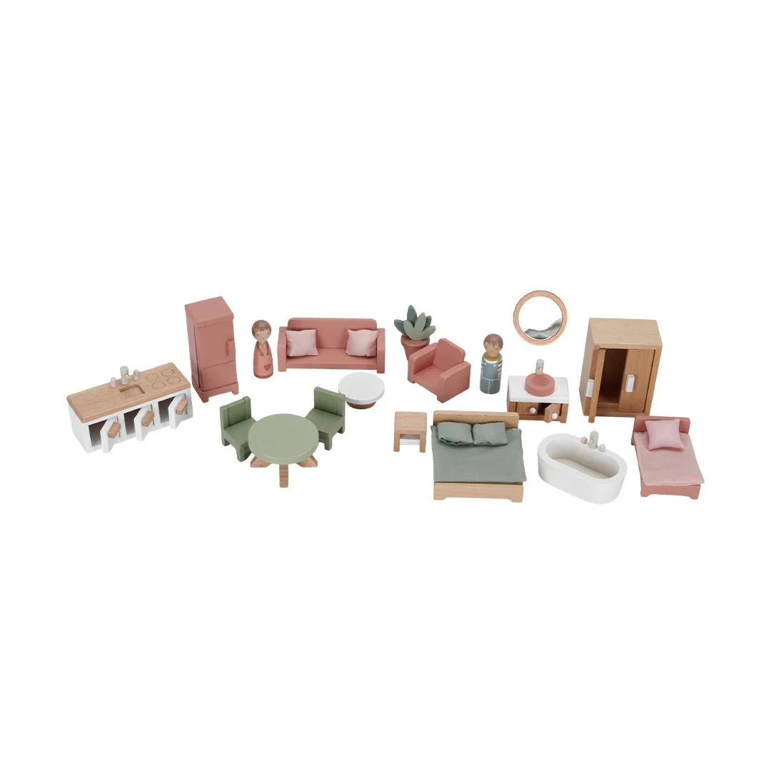 Little Dutch Wooden Dollhouse - Pink - Image 5