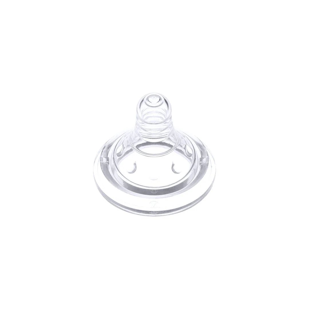 Lola&Lykke Natural Flow Nipple Teats - 2 Pack - Clear - Image 3