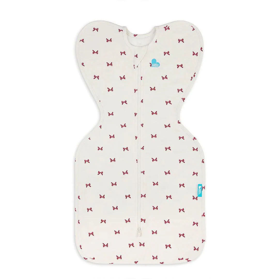 Love to Dream Swaddle Up Sleeping Bag 1.0 Tog - Bows Cream