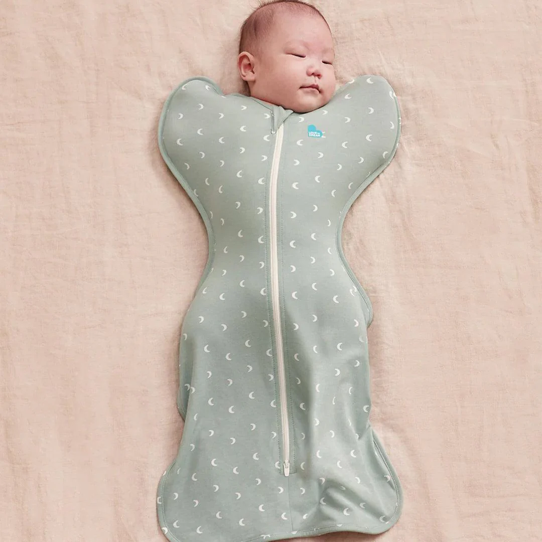 Love to Dream Swaddle Up Sleeping Bag 1.0 Tog - Moon Olive - Image 6
