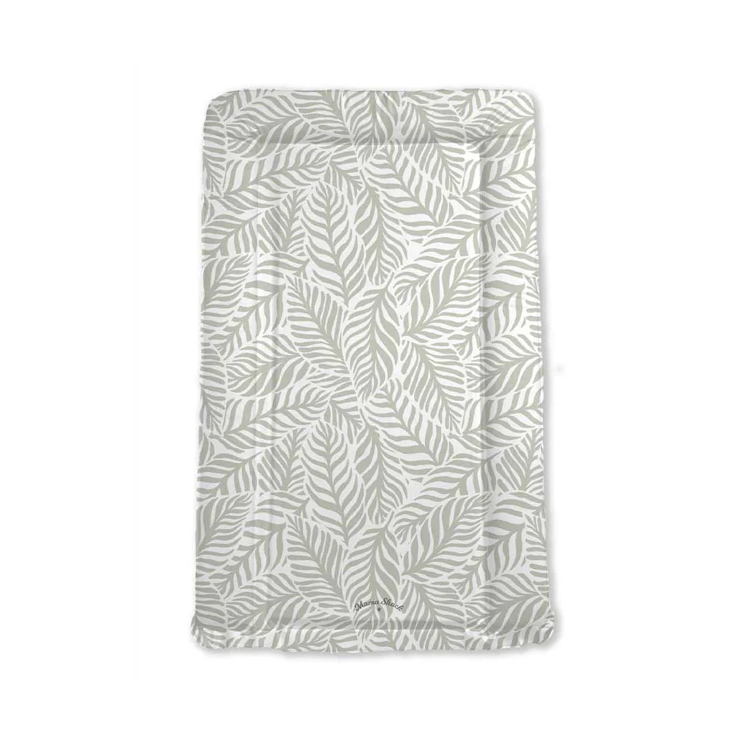 Mama Shack Changing Mat - Linear Leaf / Sage