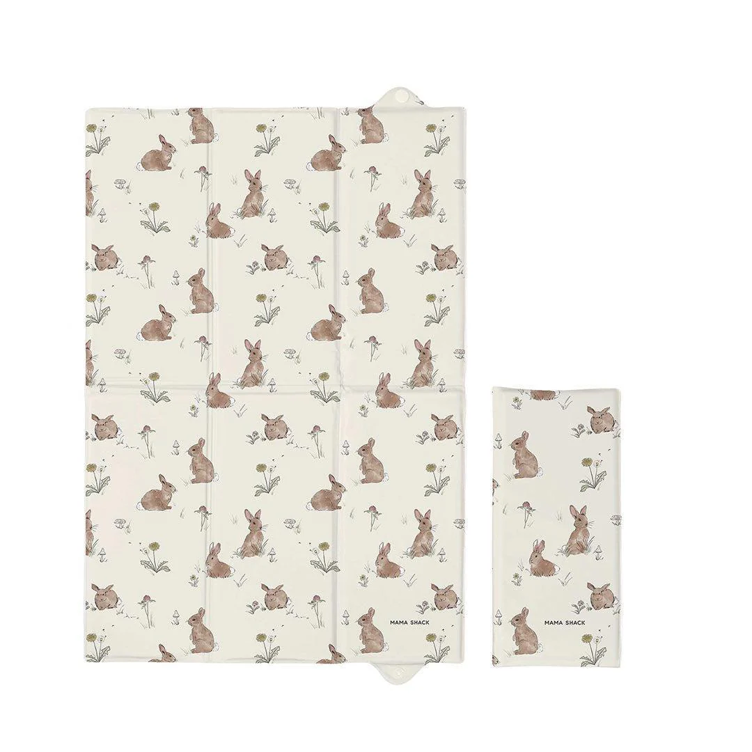 Mama Shack Foldable Travel Changing Mat - Bunnies
