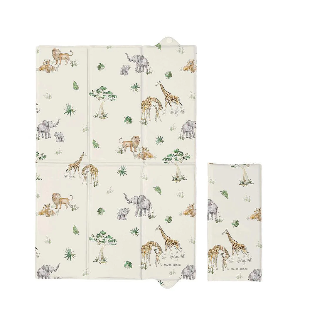 Mama Shack Foldable Travel Changing Mat - Sweet Safari