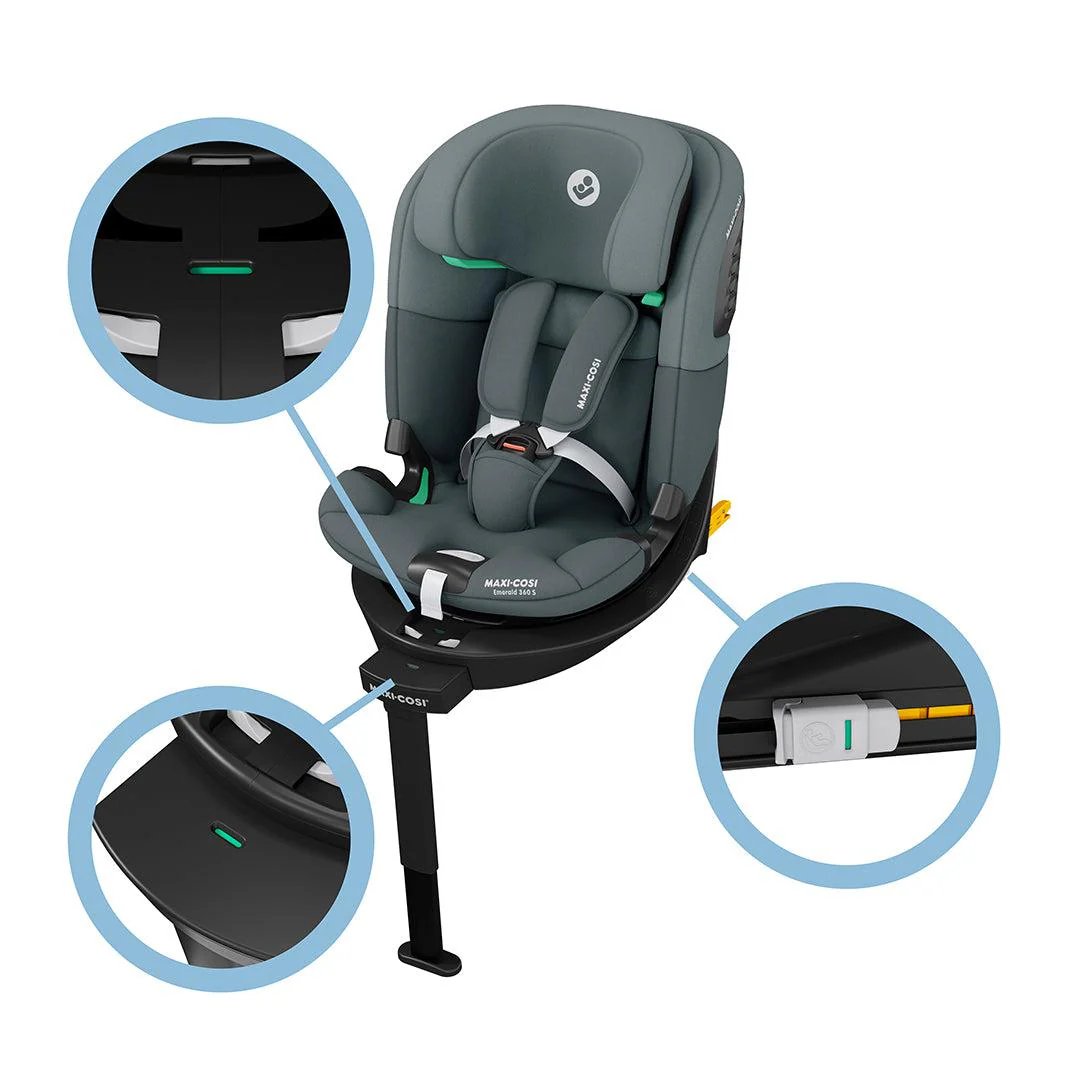 Maxi-Cosi Emerald 360 S Car Seat - Tonal Graphite - Image 18