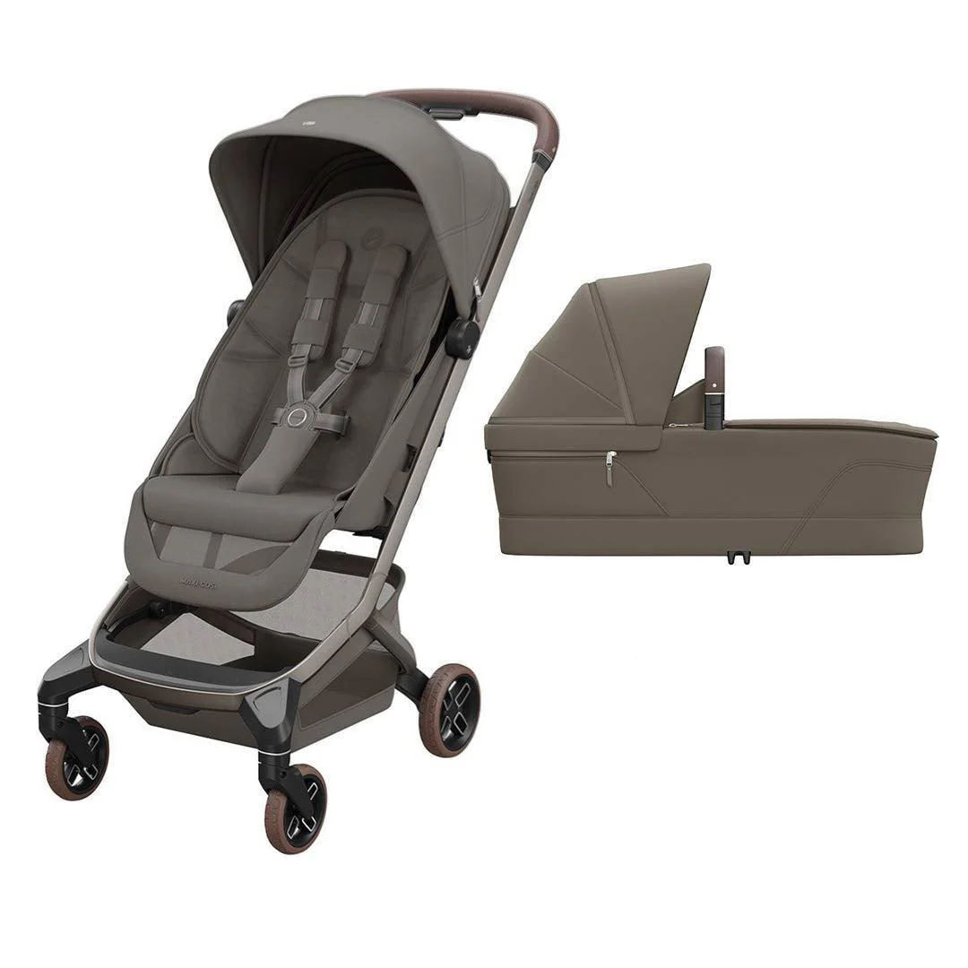 Maxi-Cosi Fame Cabin Stroller & Carrycot Bundle - Oak Truffle