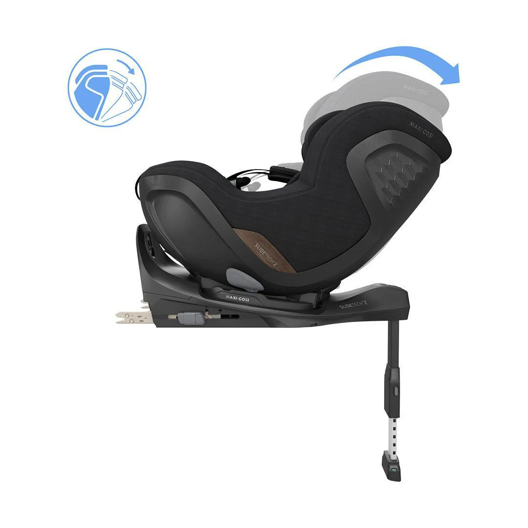 Maxi-Cosi Pearl Slide Pro Car Seat - Authentic Black - Image 10
