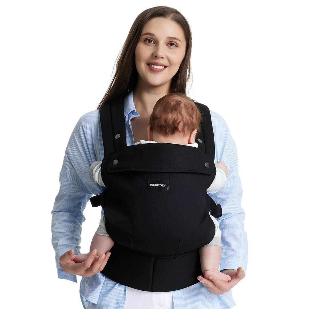 Momcozy Baby Carrier 3M+ - Cotton Black - Image 2