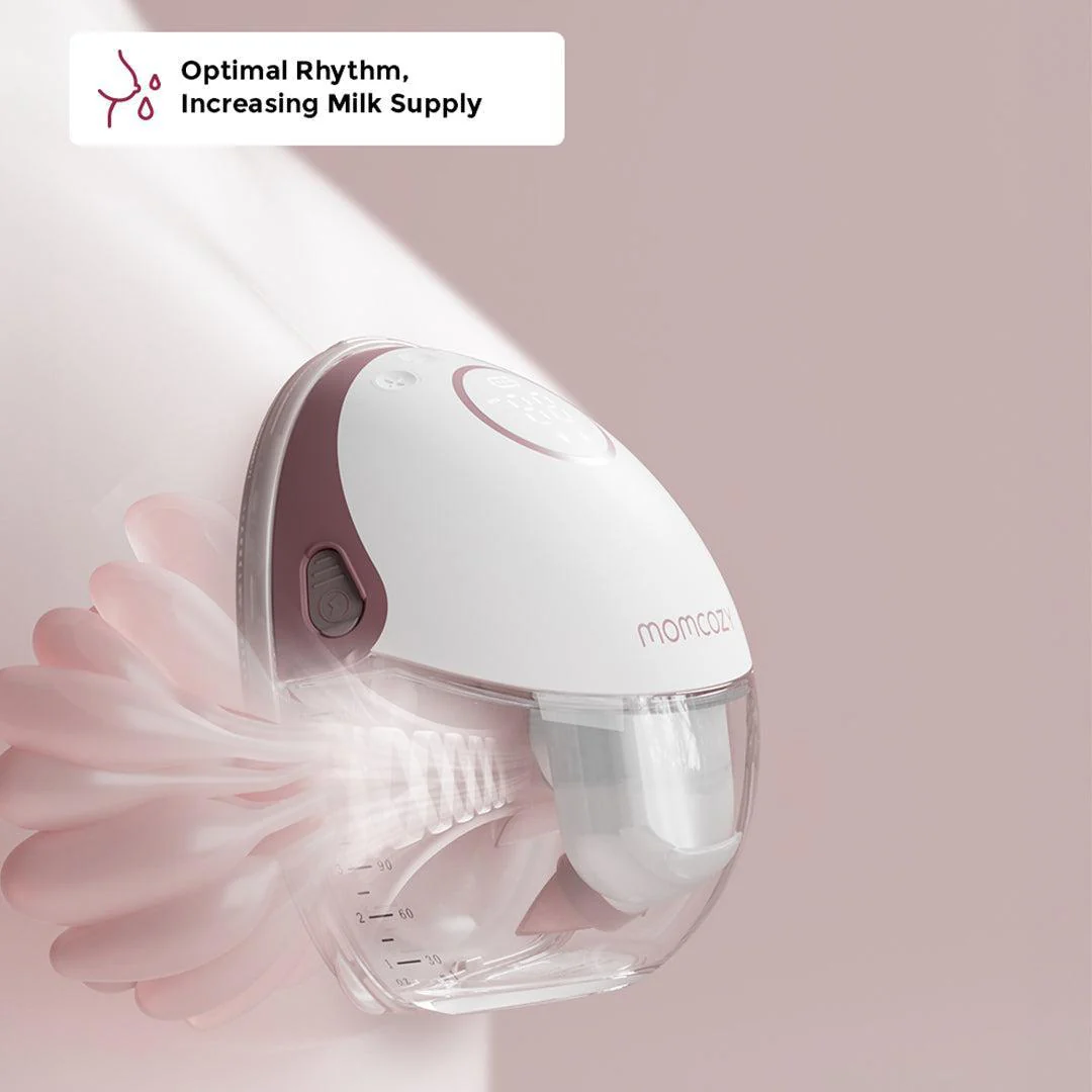 Momcozy M6 Single Breast Pump - White - Image 4