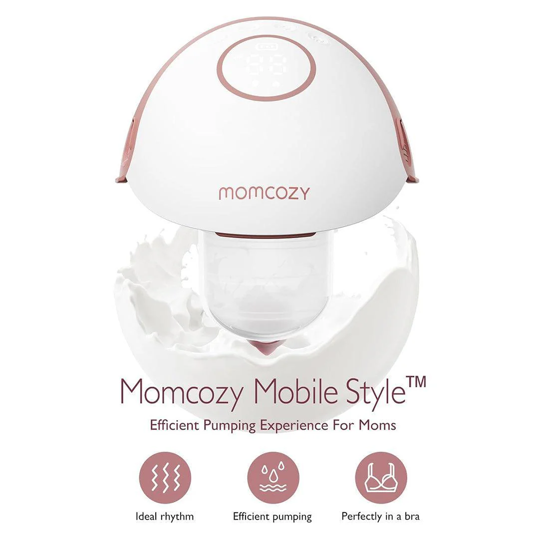Momcozy M6 Single Breast Pump - White - Image 3