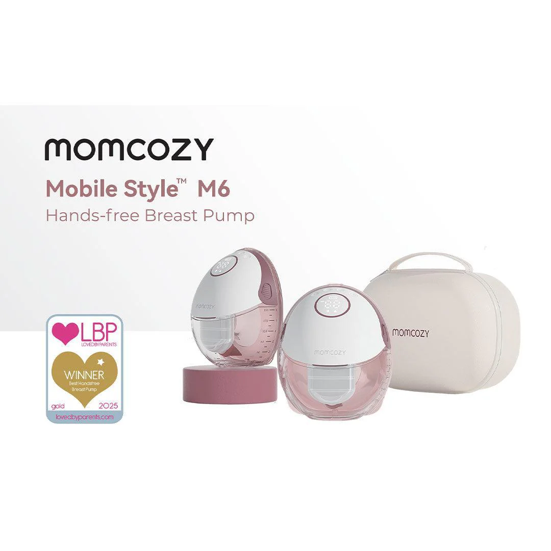 Momcozy M6 Double Breast Pump - White - Image 5