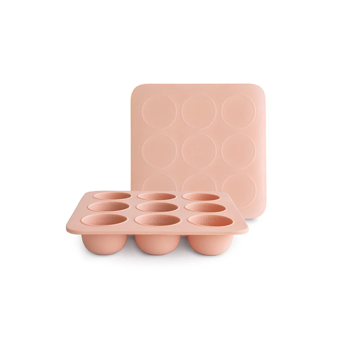 Mushie Baby Food Freezer Tray - Blush