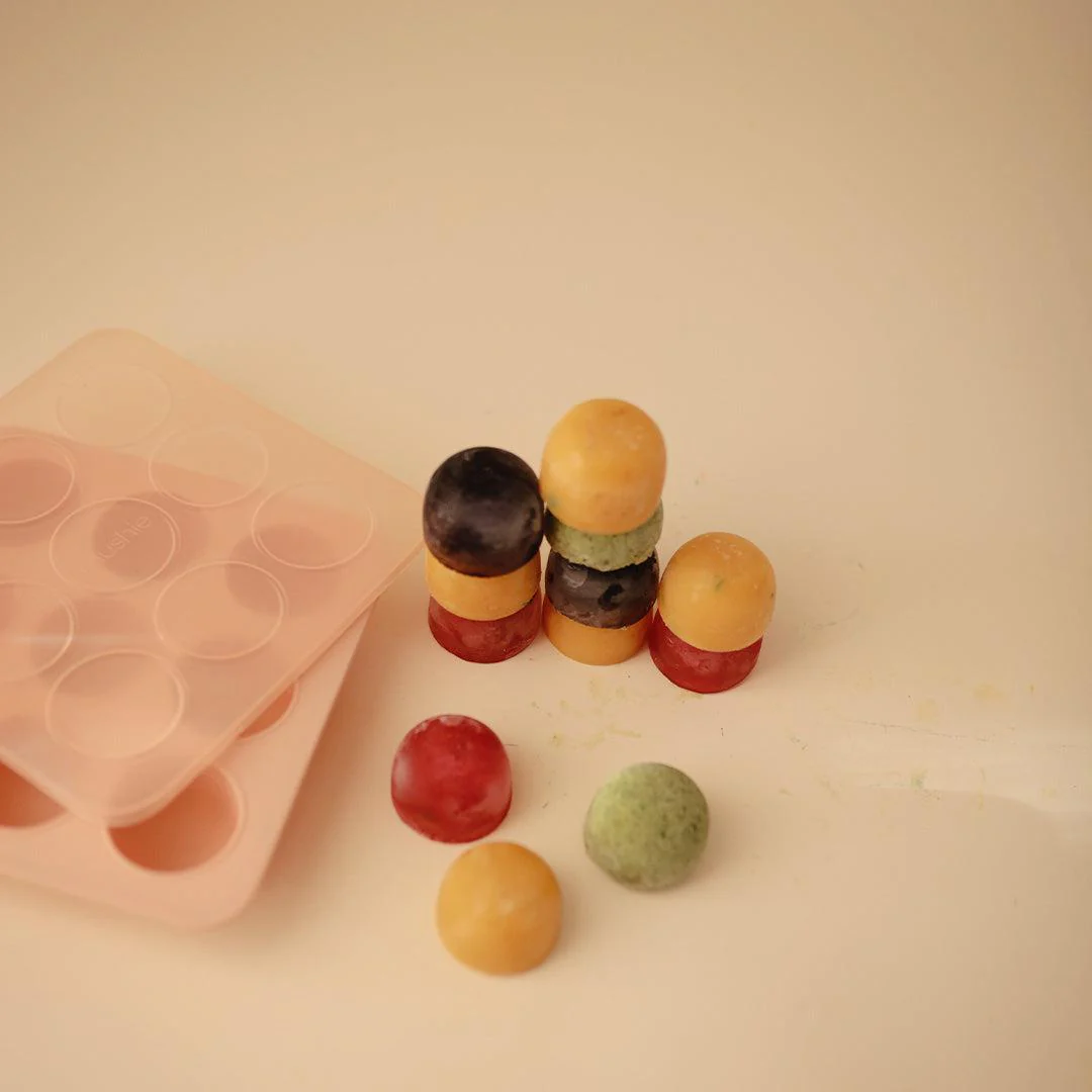 Mushie Baby Food Freezer Tray - Blush - Image 3