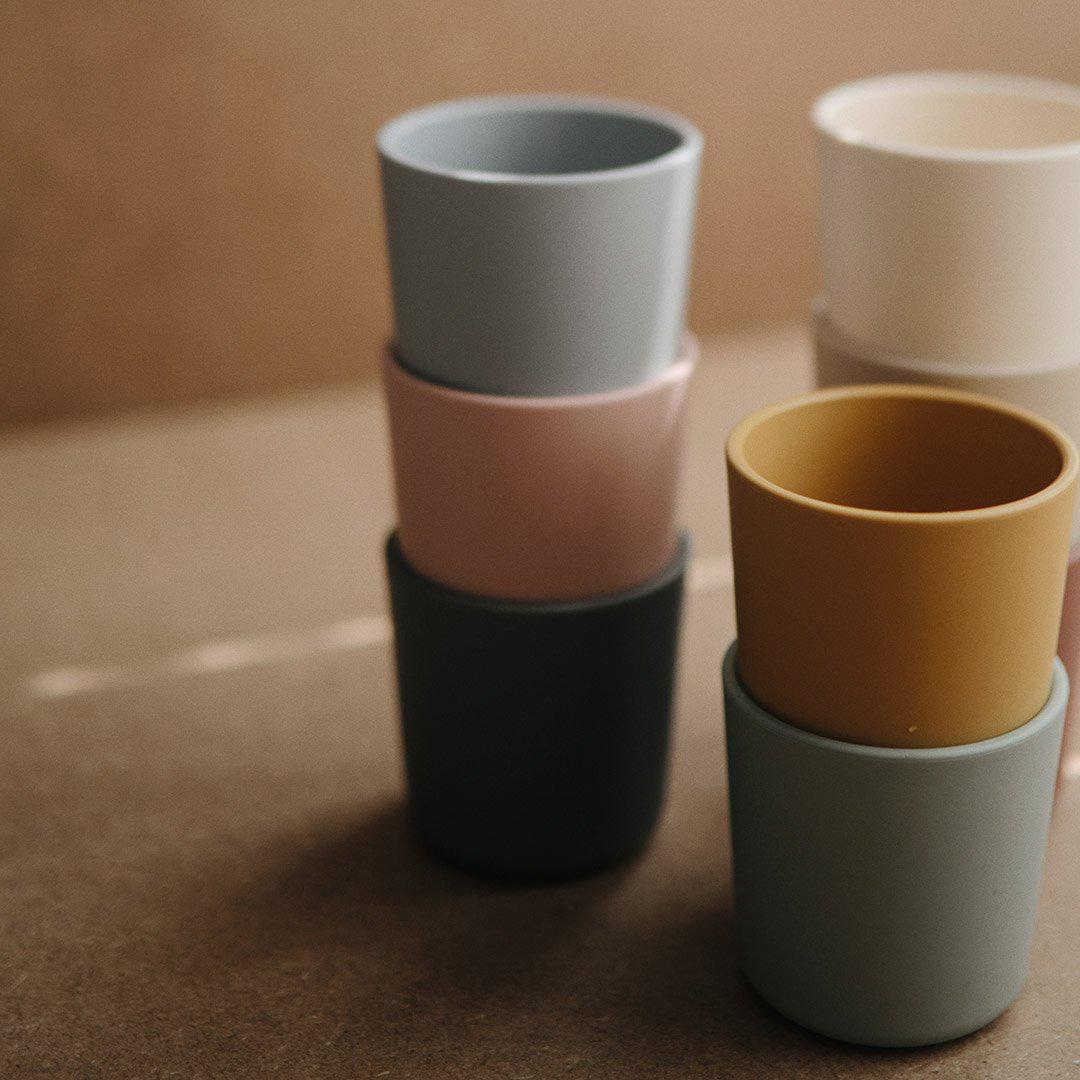 Mushie Dinnerware Cups - Blush - 2 Pack - Image 2