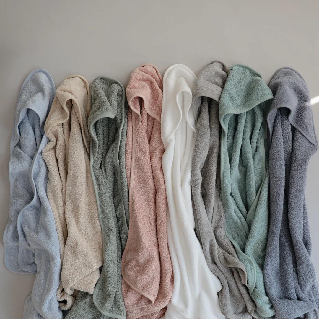 Mushie Hooded Towel - Moss - Image 5