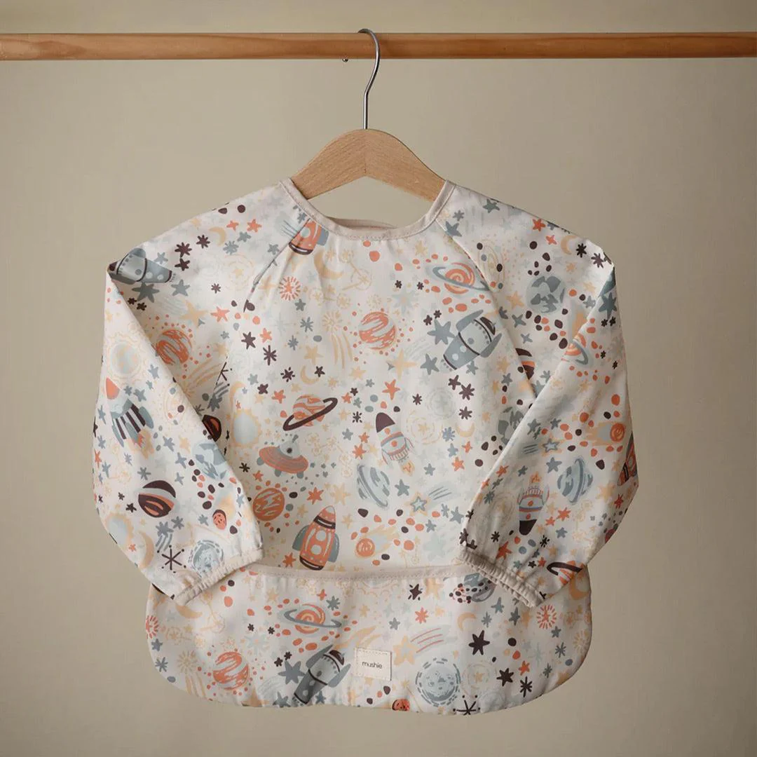 Mushie Long Sleeve Bib - Bows - Image 5