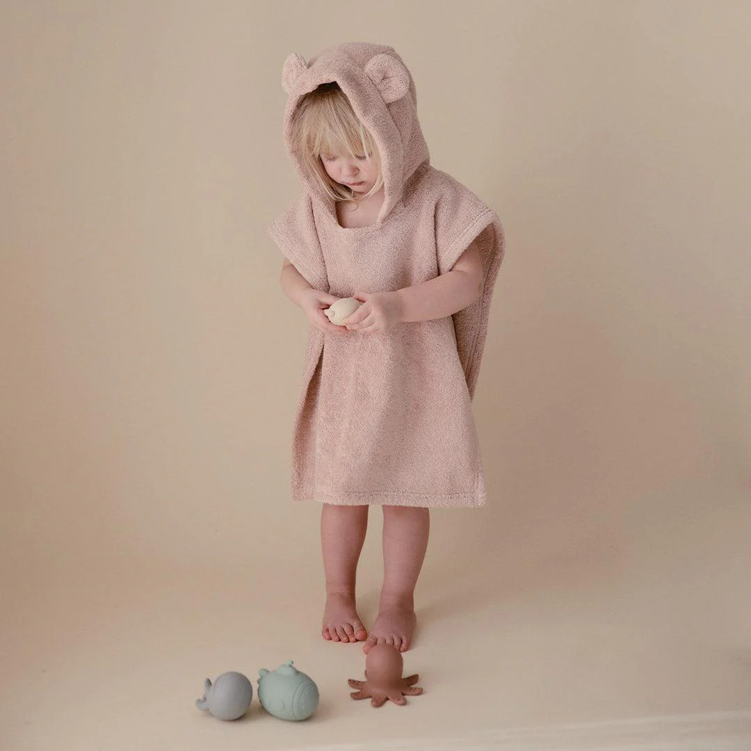 Mushie Poncho Towel - Bear Blush - Image 2