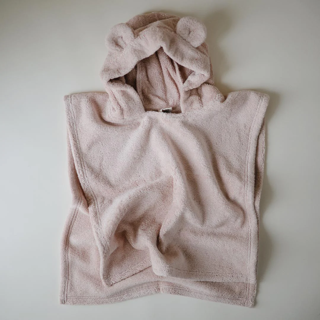 Mushie Poncho Towel - Bear Blush - Image 4