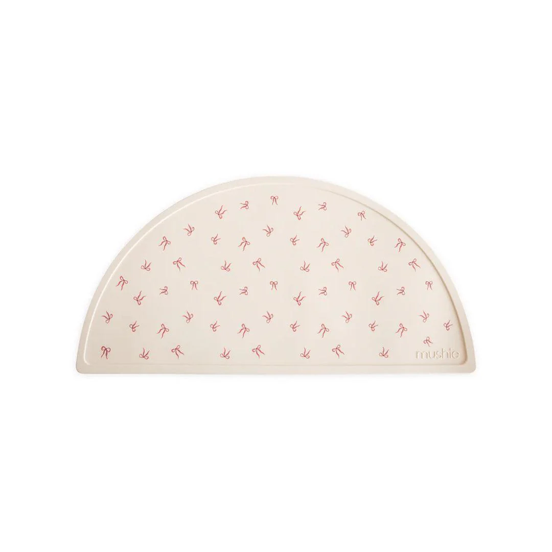 Mushie SIlicone Mat - Bows