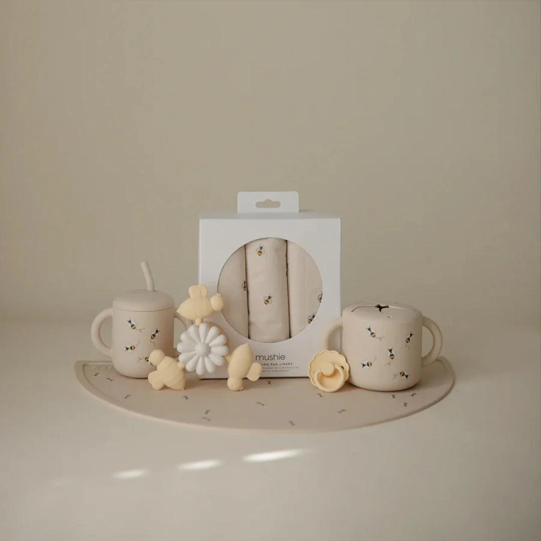 Mushie Silicone Snack Cup - Bees - Image 4