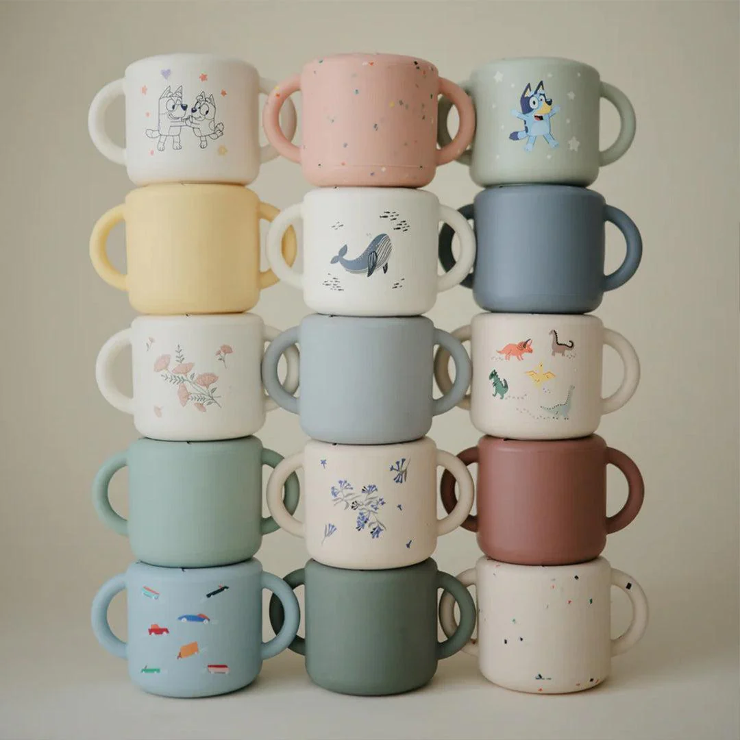 Mushie Silicone Snack Cup - Bees - Image 5