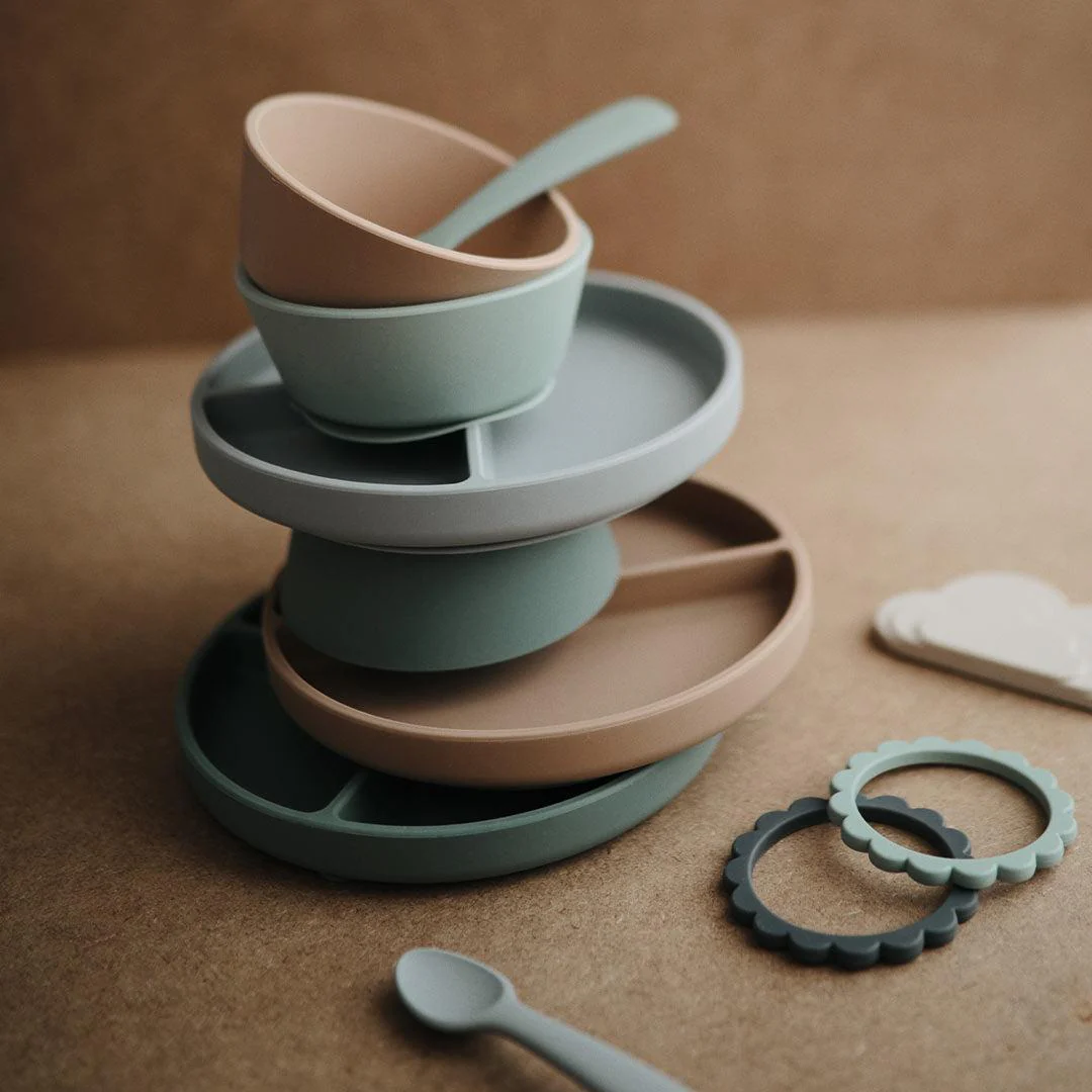 Mushie Silicone Suction Bowl - Blush - Image 3