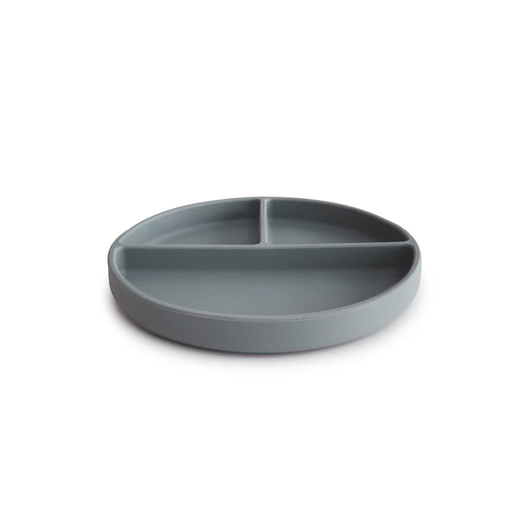 Mushie Silicone Suction Plate - Stone - Image 3