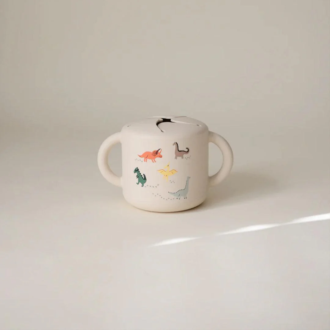 Mushie Snack Cup - Dinosaurs - Image 3