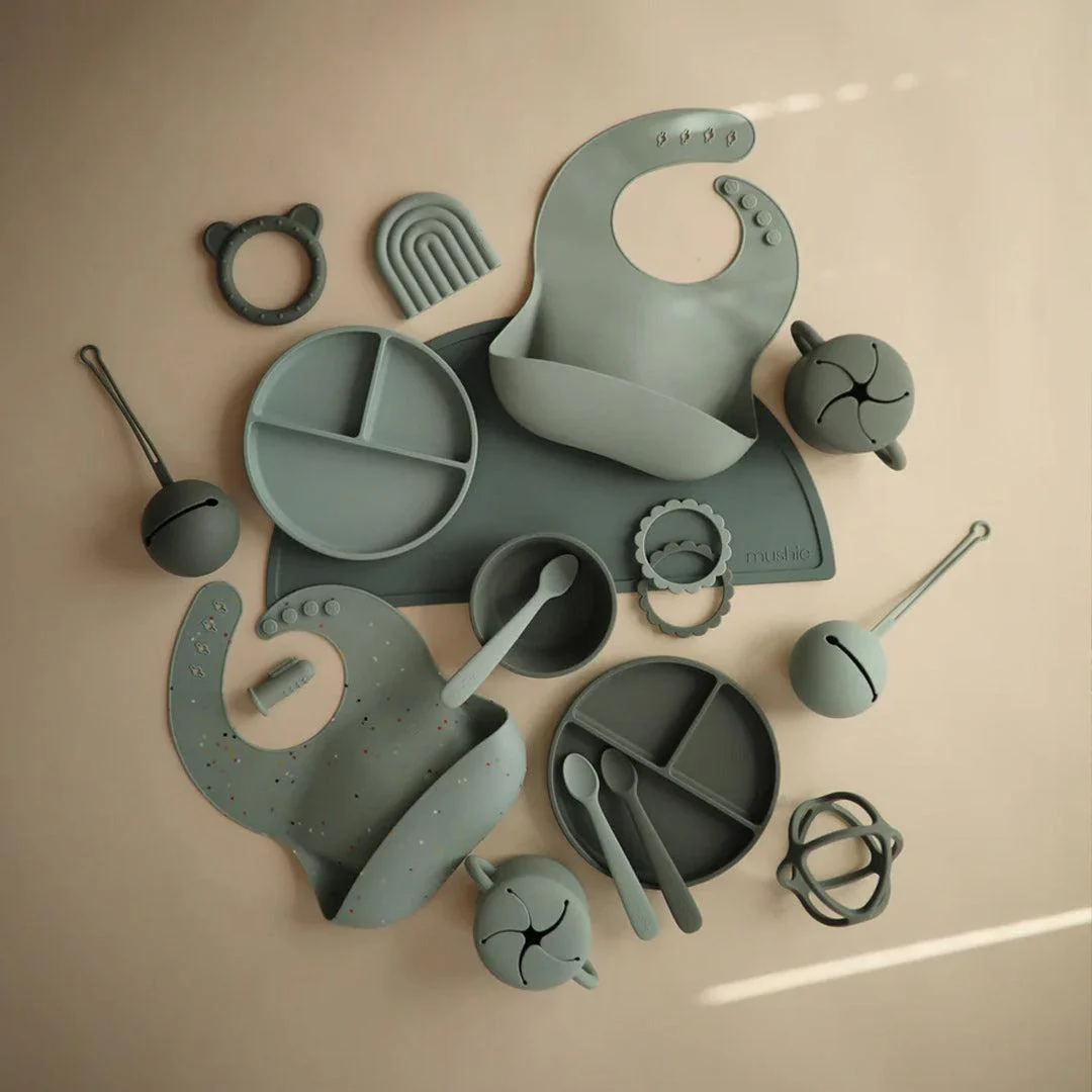 Mushie Snack Cups - Cambridge Blue - Image 6