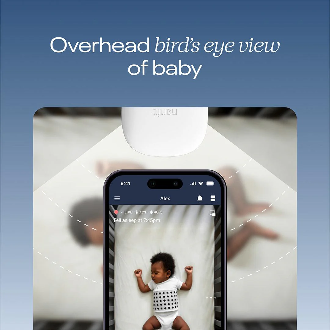 Nanit Pro Baby Monitor + Floor Stand Gen2 - White - Image 8