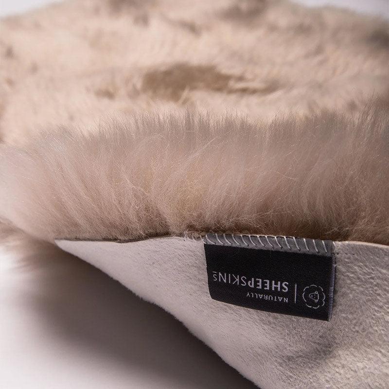 Naturally Sheepskins Deluxe Sheepskin Pram Liner - Taupe - Image 7