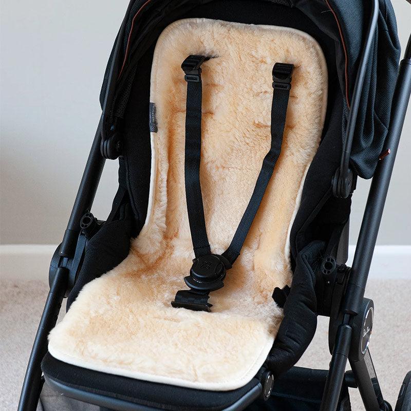 Naturally Sheepskins Original Sheepskin Pram Liner - Natural - Image 5