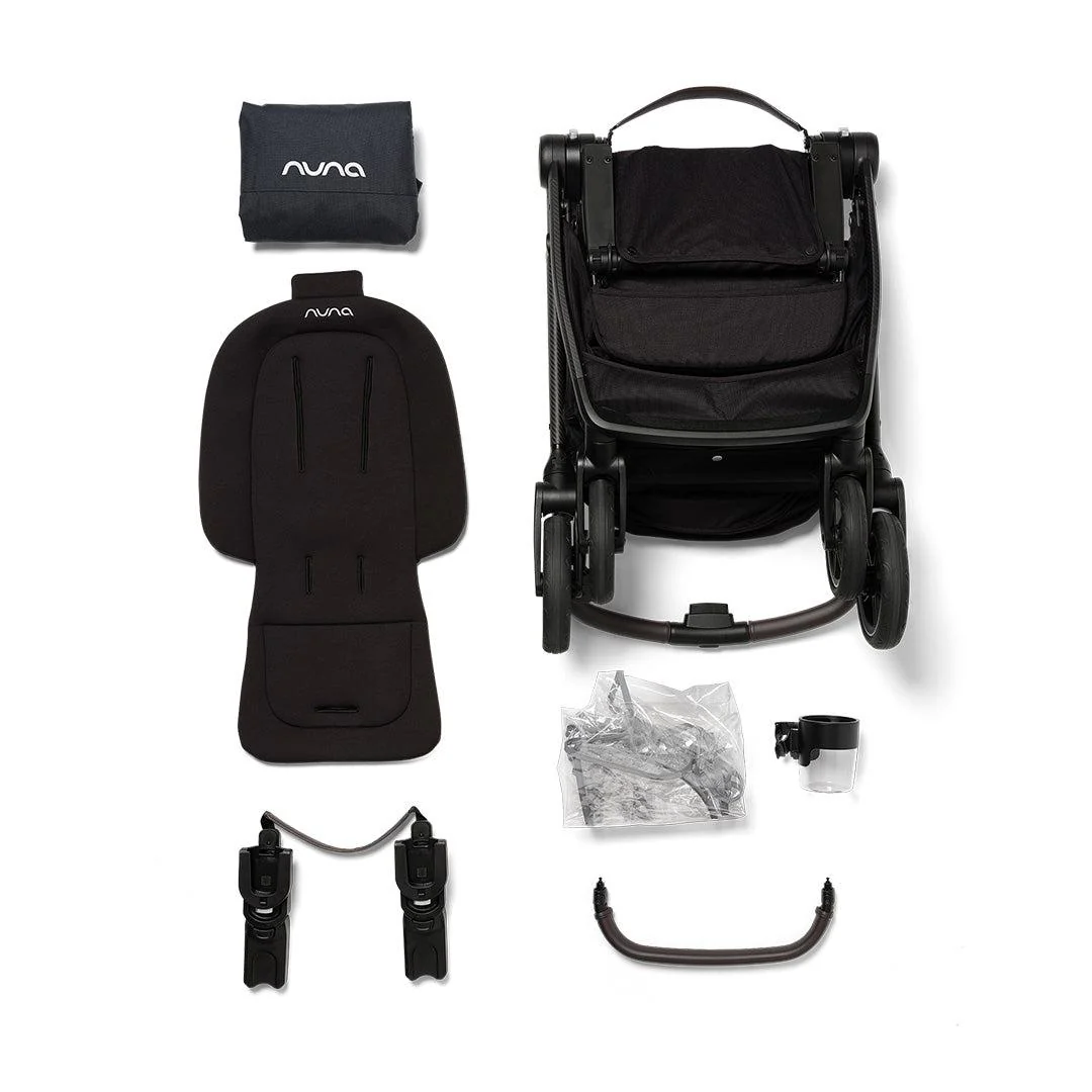 Nuna SWIV Stroller + PIPA URBN Travel System - Caviar - Image 8