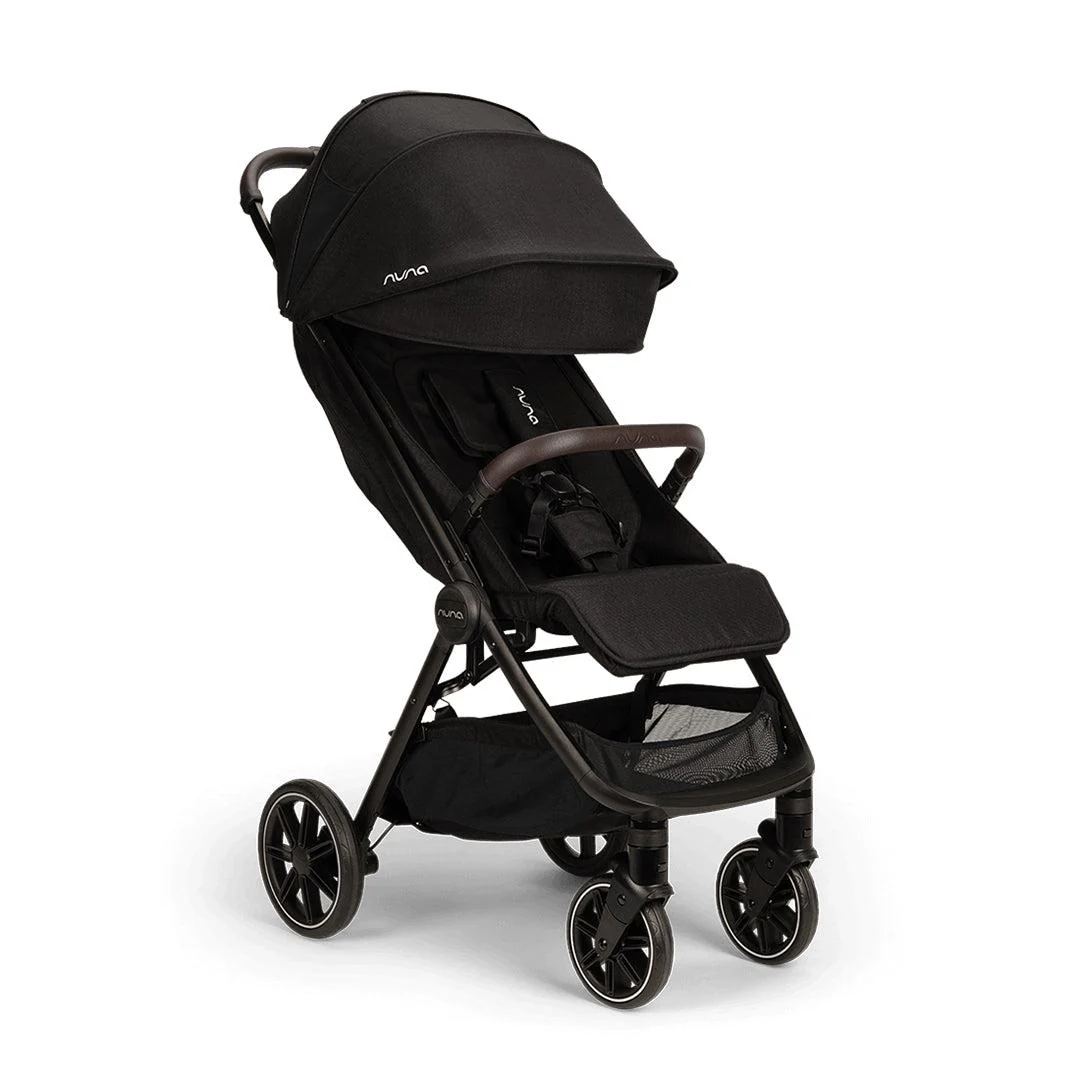 Nuna TRVL LX Compact Stroller - Caviar - Image 7