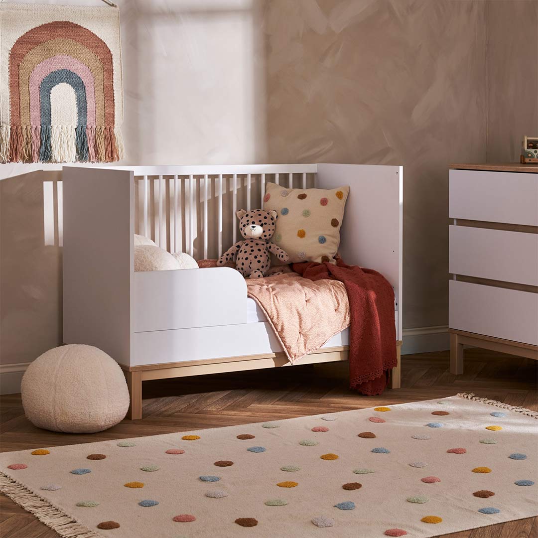 Obaby Astrid Mini Cot Bed - White - Image 4