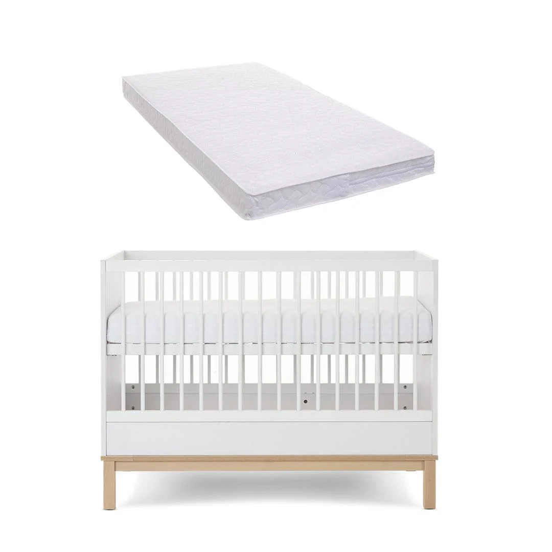 Obaby Astrid Mini Cot Bed - White - Image 8