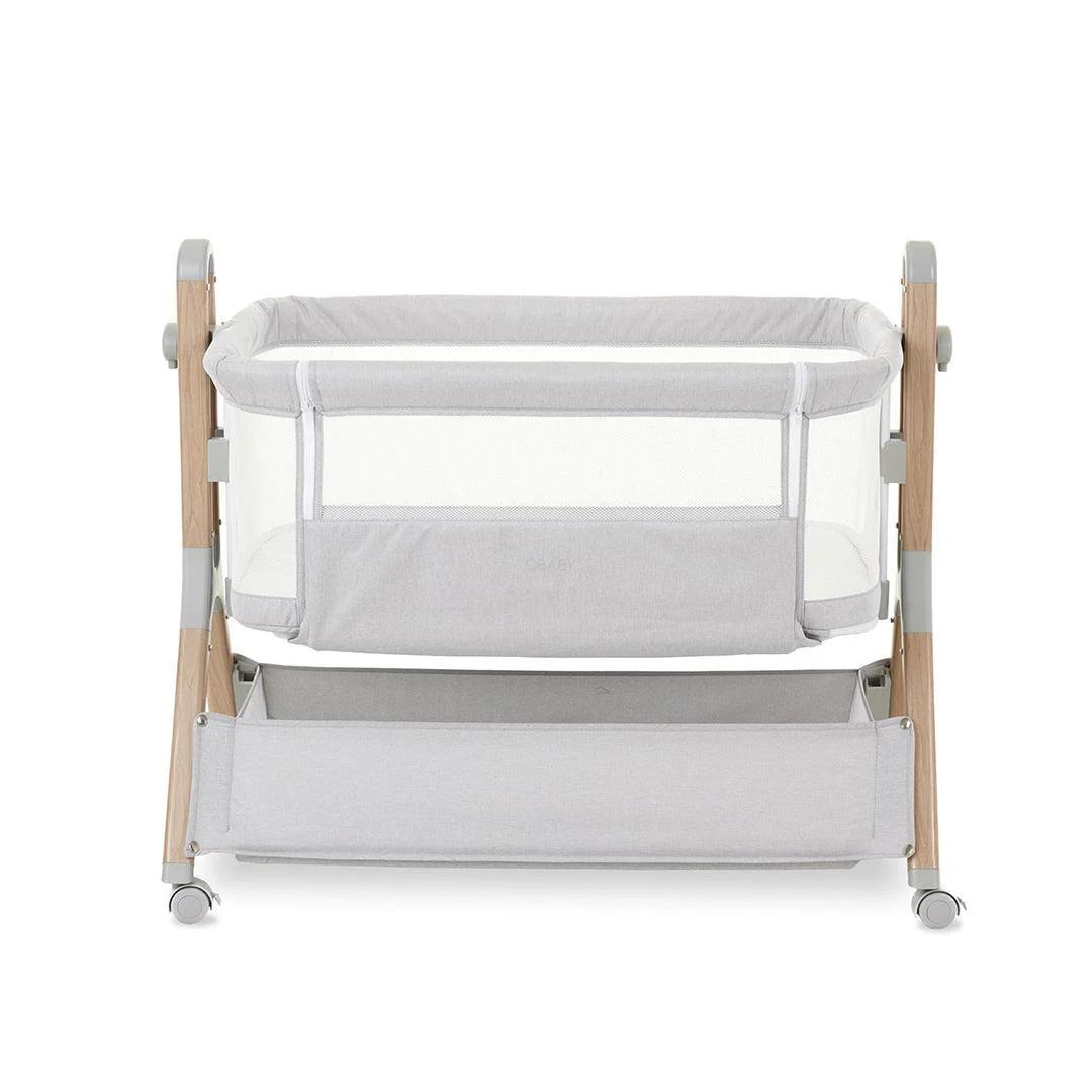 Obaby Cloud Bedside Crib - Grey - Image 8