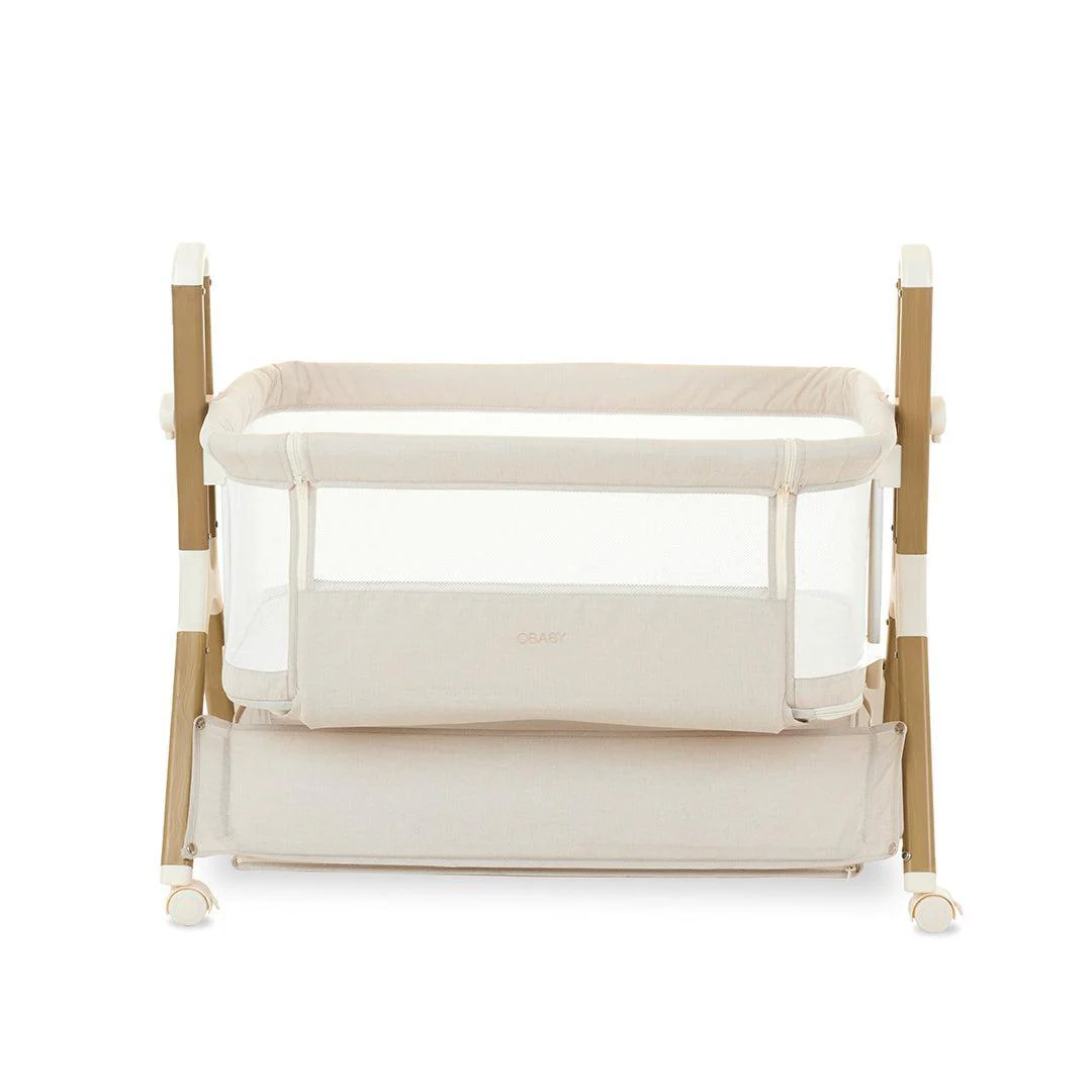 Obaby Cloud Bedside Crib - Oatmeal - Image 7