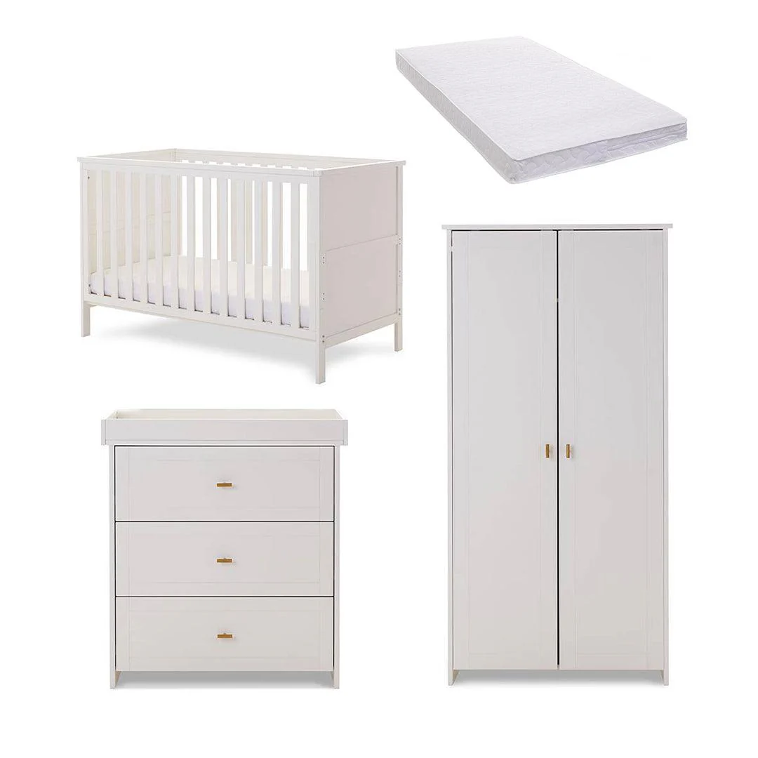 Obaby Evie 3 Piece Room Set - White - Image 8