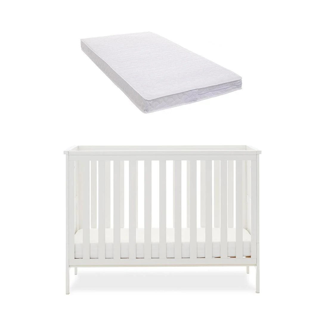 Obaby Evie Mini Cot Bed - White - Image 9