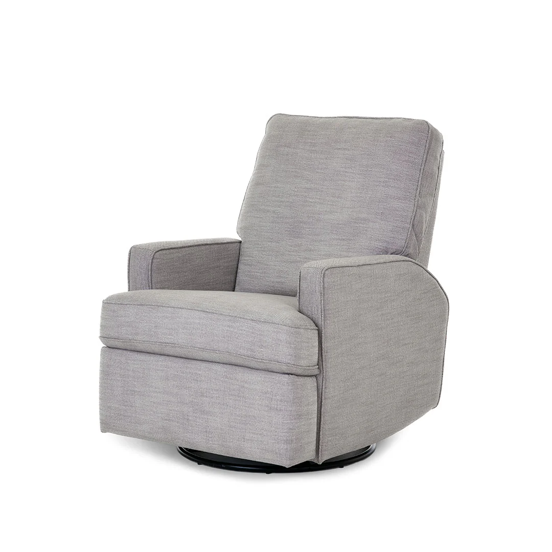 Obaby Madison Swivel Glider Recliner Chair - Pebble - Image 4