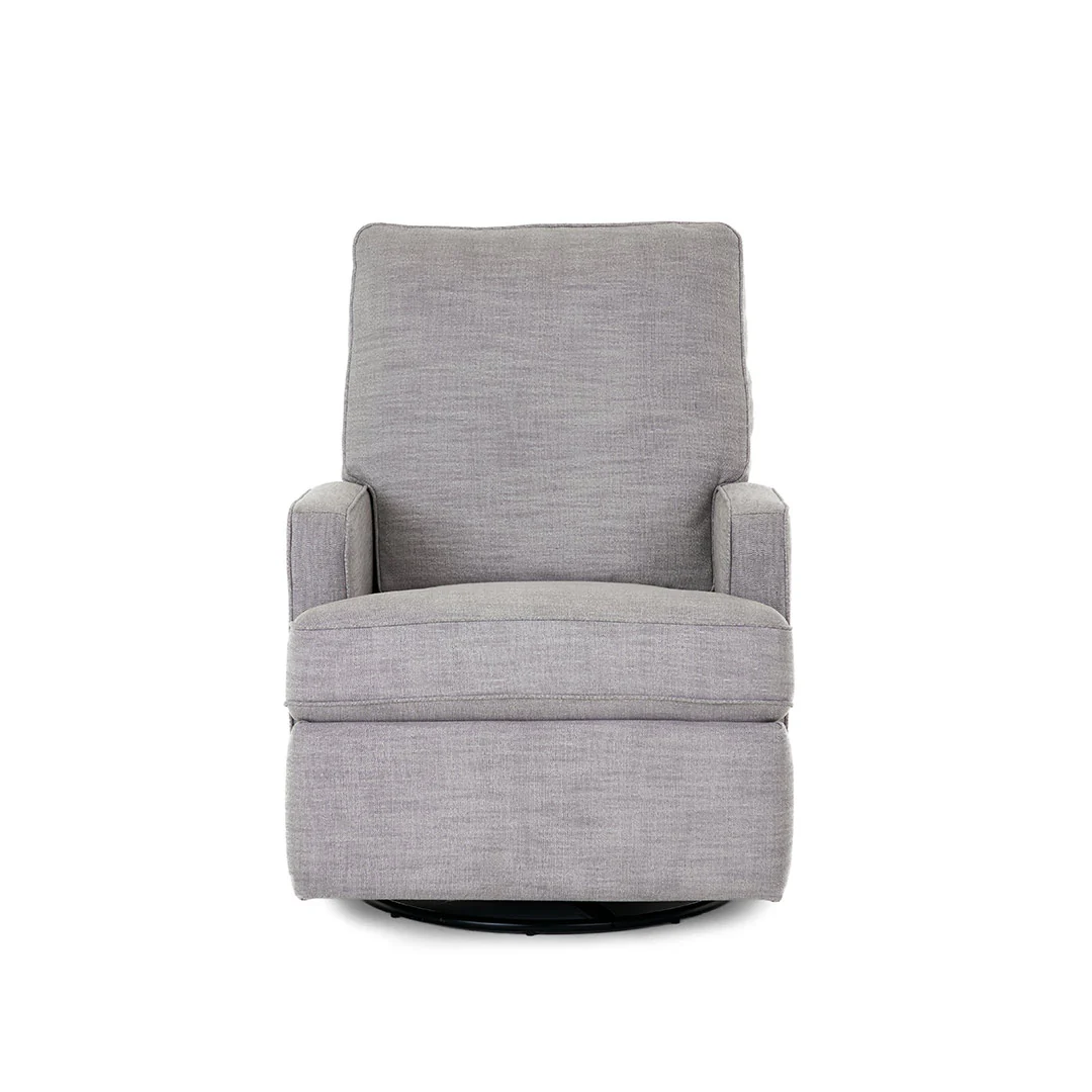 Obaby Madison Swivel Glider Recliner Chair - Pebble - Image 5
