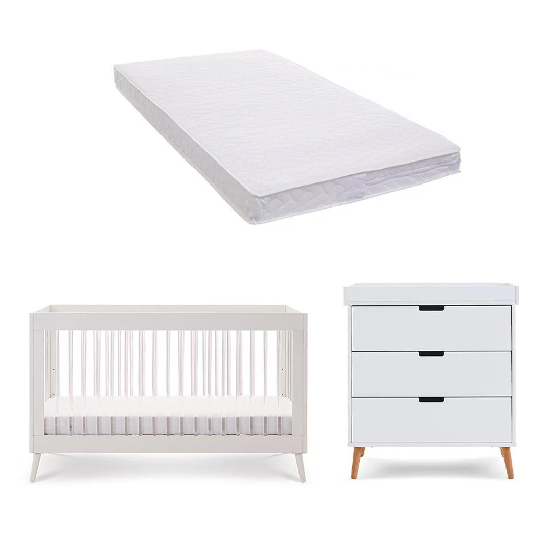 Obaby Maya 2 Piece Room Set - White + Acrylic - Image 8