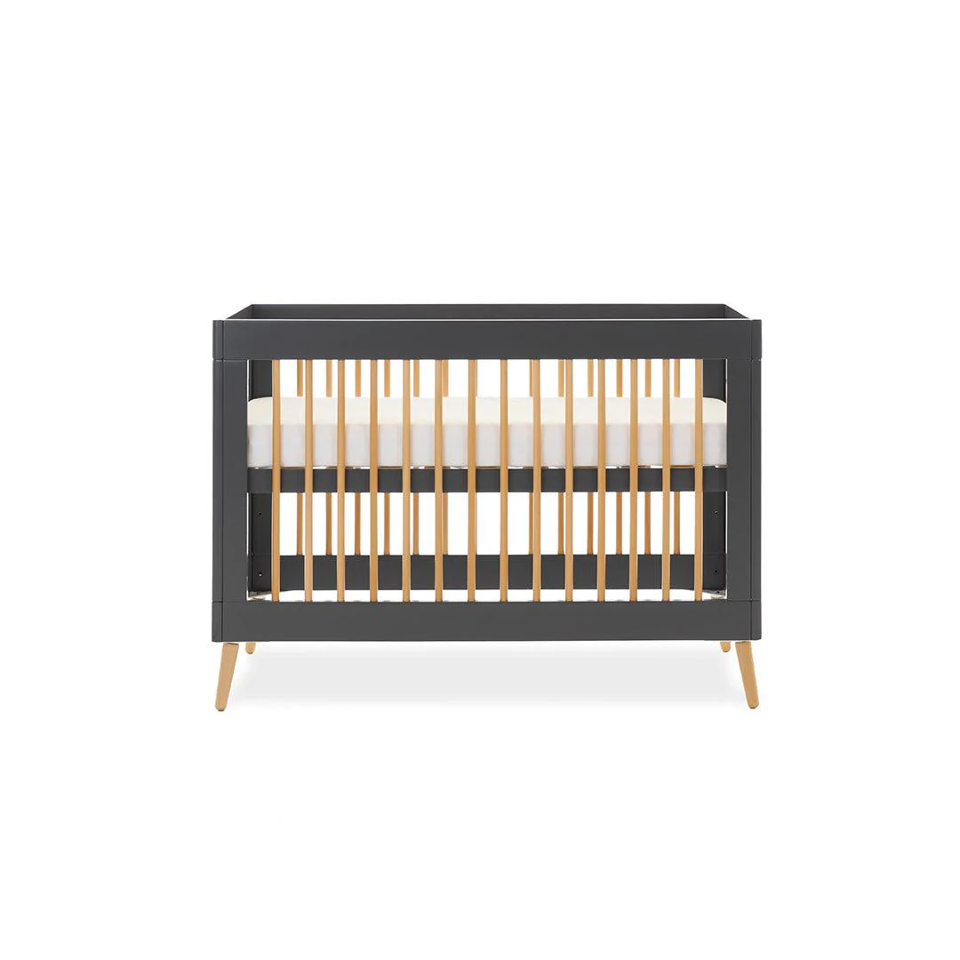 Obaby Maya Mini Cot Bed - Slate/Natural - Image 3