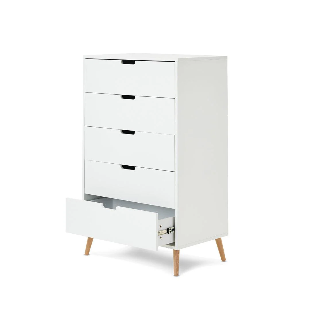 Obaby Maya Tall Boy - White + Natural - Image 3