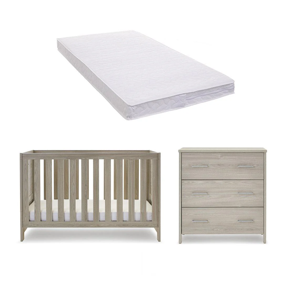 Obaby Nika 2 Piece Room Set - Grey Wash - Image 9