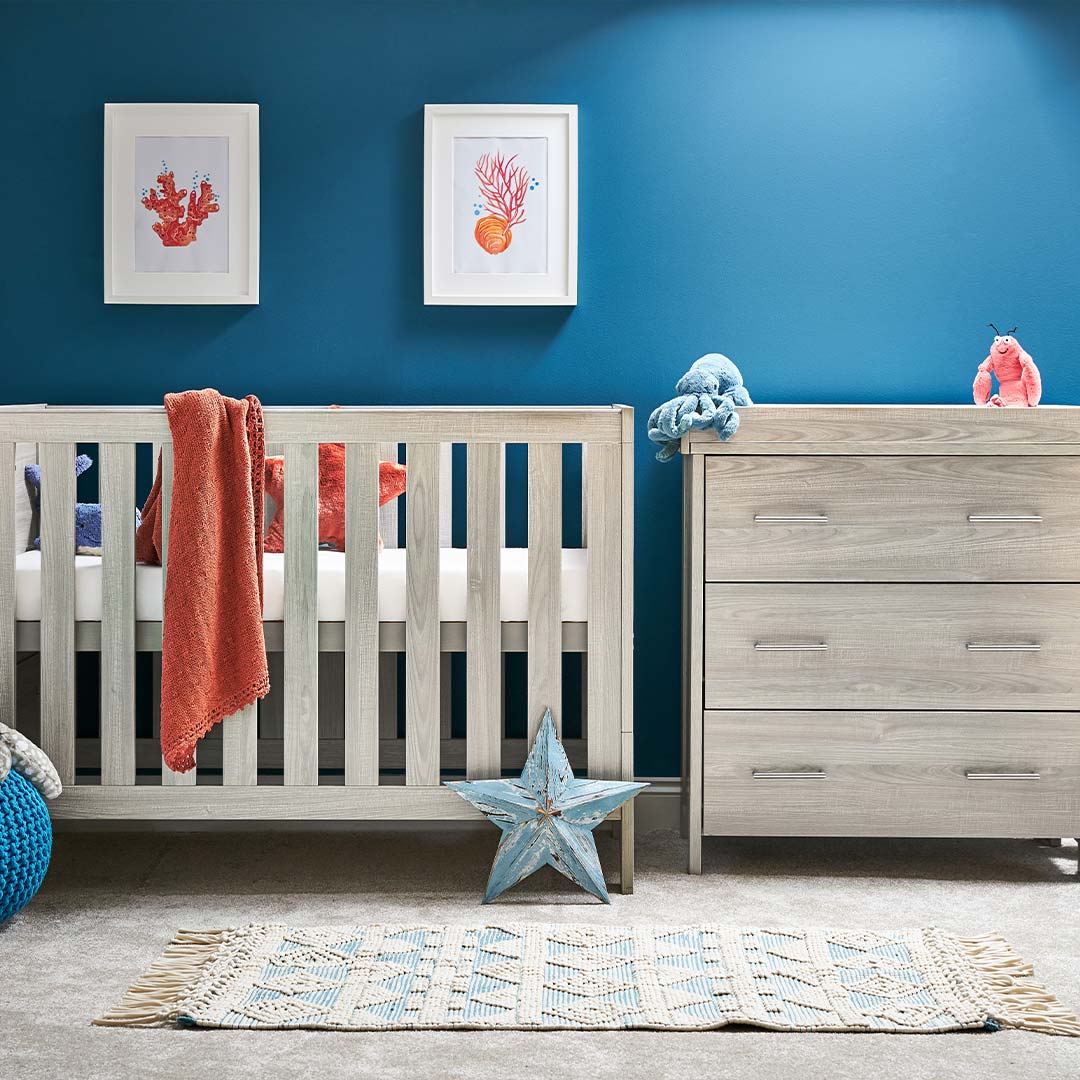 Obaby Nika Mini 2 Piece Room Set - Grey Wash - Image 2