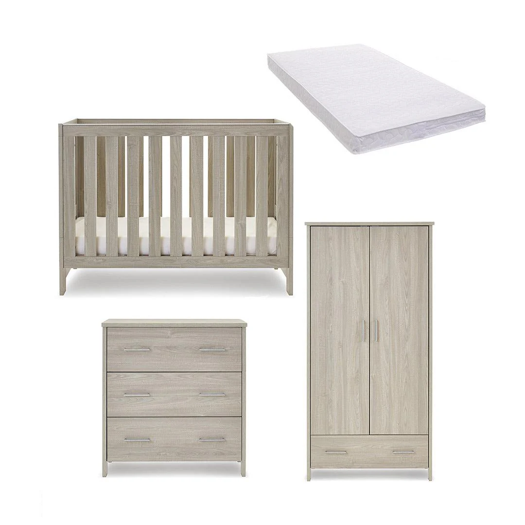 Obaby Nika Mini 3 Piece Room Set - Grey Wash - Image 3