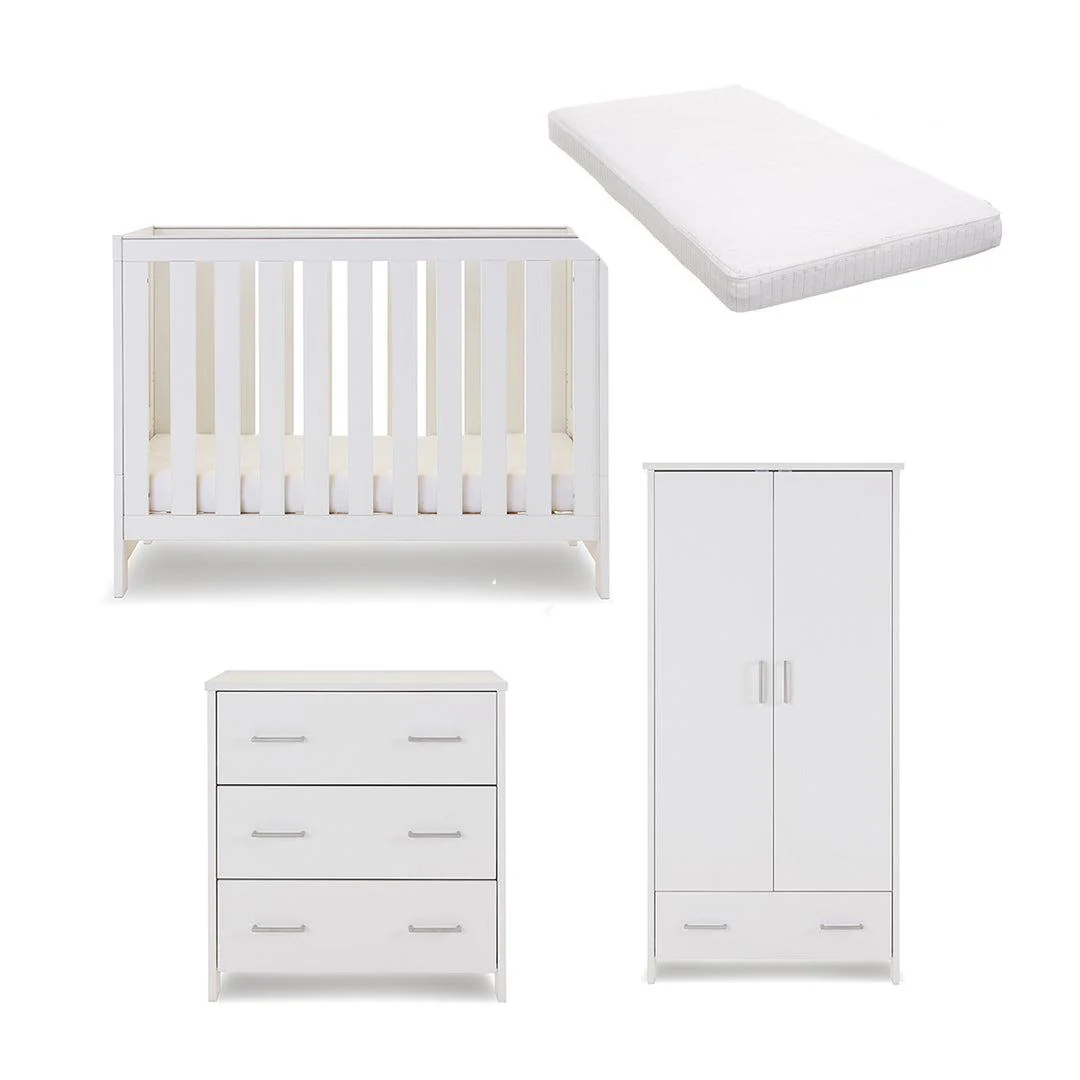 Obaby Nika Mini 3 Piece Room Set - White Wash - Image 5